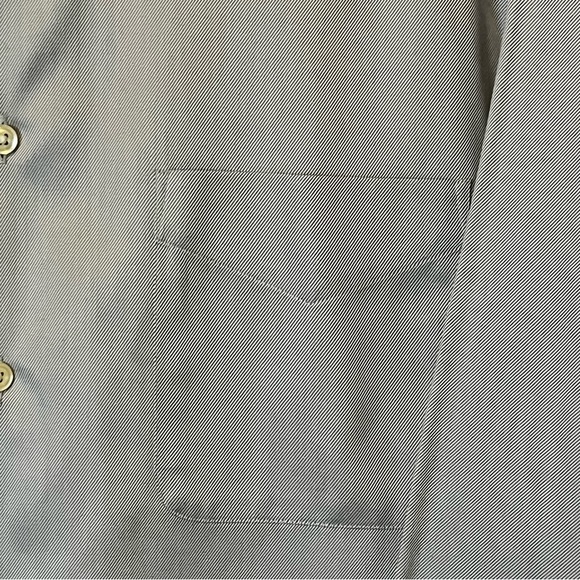 Pronto-Uomo Men’s Button Down Long Sleeve, Gray Shirt. 17 1/2 (34/35) - Picture 3 of 8